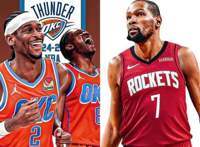 雷霆胜火箭，杜兰特30+15领先